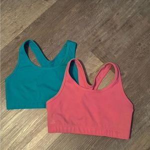 Two pack of Silver Icing Sports Bras